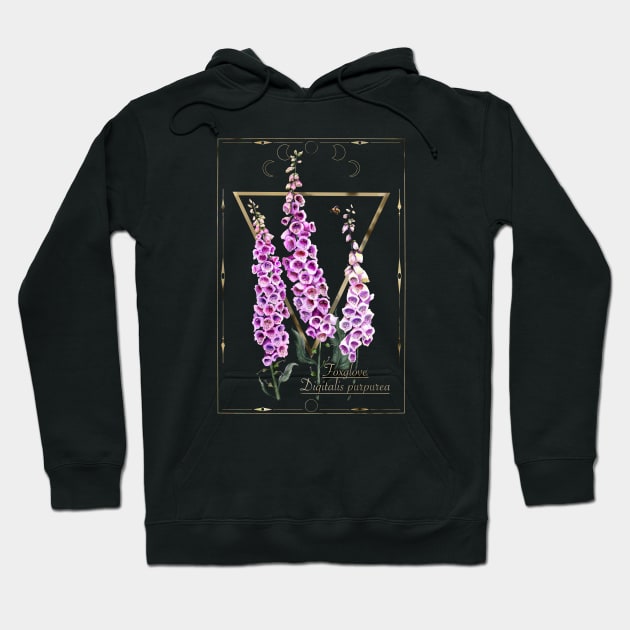 Foxglove magical herb Hoodie by Sitenkova